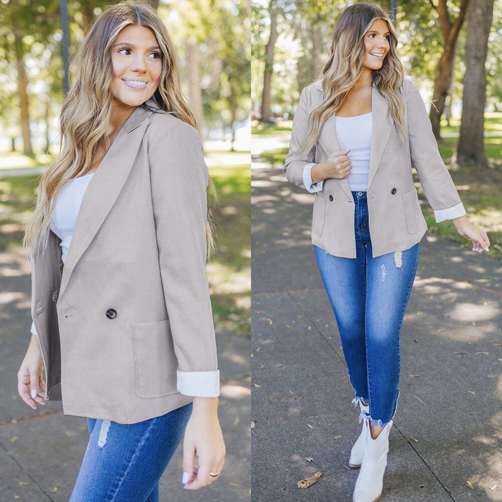 Francine Gray Pocket Blazer